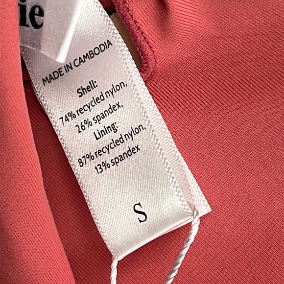 NWT Andie S Pink The Scala Bandeau Strapless Bikini Bathing Suit Top PUNC‎ - Picture 9 of 10